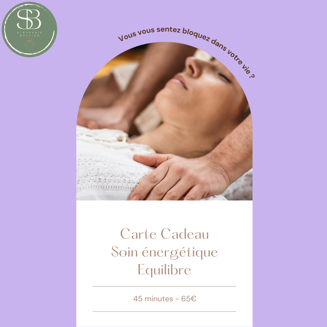 carte cadeau soin energetique equilibre